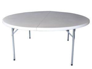 Τραπέζι Συνεδρίου Πτυσσόμενο Blow-R ΕΟ174,1 Λευκό Φ153/Η74cm Λευκό