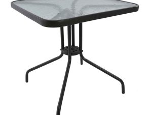 Τραπέζι Figo Μεταλλικό Γκρι Hm5036.01 70Χ70Χ72 cm