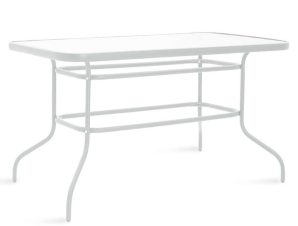 Τραπέζι Κήπου Valor 130-000018 140x80x70cm White