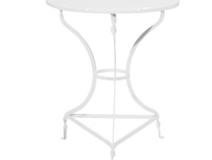 Τραπέζι Παραδοσιακό Φ70X70Υεκ. White