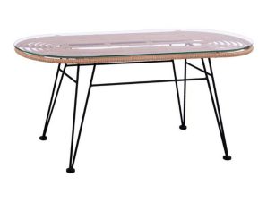Τραπέζι HM5695 Allegra 100Χ45Χ46cm Beige