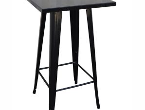 Τραπέζι Bar Relix Antique Black Ε5203,10 60Χ60Χ101 cm