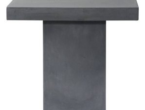 Τραπέζι Concrete Cubic Cement Grey Ε6208 80x80x75cm